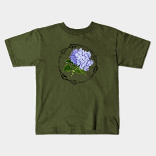 Hydrangeas and Arrows Kids T-Shirt